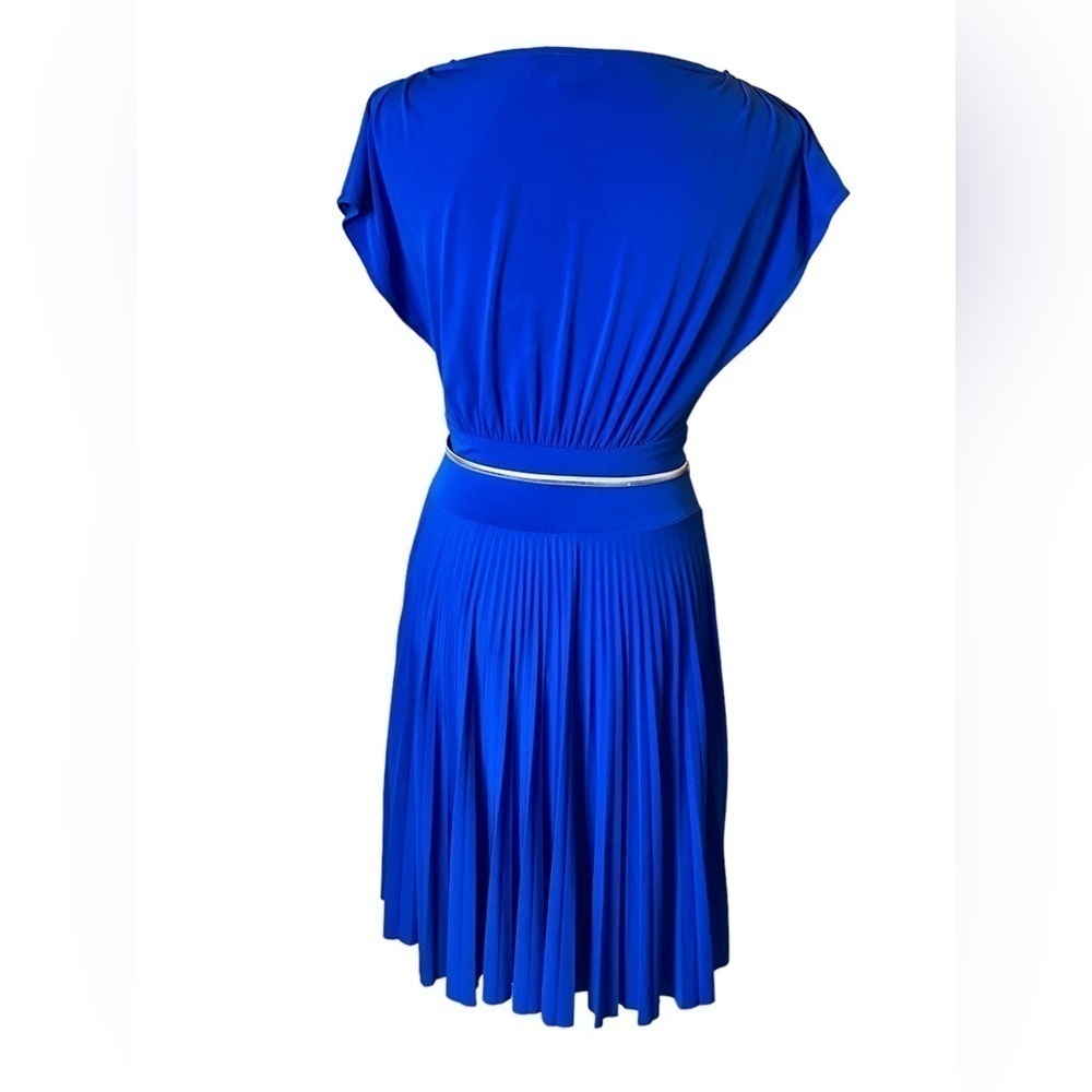 Morgan McFeeters Blue Wrap Dress l Women’s Blue Size 6 Cocktail Dress l 0711 - Picture 2 of 4